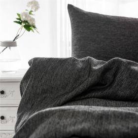 Pillow Cases Standard Size, Standard Pillow Cases Set of 2, Pillowcases Standard, Premium Soft Linen Pillow Case with Envelope Enclosure 20"x27", Onyx