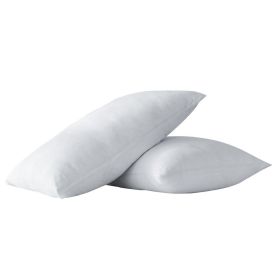 Pillow Cases Standard Size, White Pillow Cases Set of 2, Pillowcases Standard, Premium Soft Linen Pillow Case with Envelope Enclosure 20"x27"
