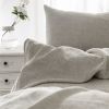 King Size Pillow Cases Set of 2, King Pillow Cases Set of 2, Pillow Cases King, Premium Soft Linen Pillow Case with Envelope Enclosure 20"x36", Greige