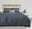 Grey Duvet Cover King Size Microfiber Duvet Cover with Zipper Duvet Cover Set of 1 Down Comforter Cover with 2 Pillow Shams Luxury Comforter Cover Kin