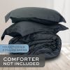 Grey Duvet Cover King Size Microfiber Duvet Cover with Zipper Duvet Cover Set of 1 Down Comforter Cover with 2 Pillow Shams Luxury Comforter Cover Kin